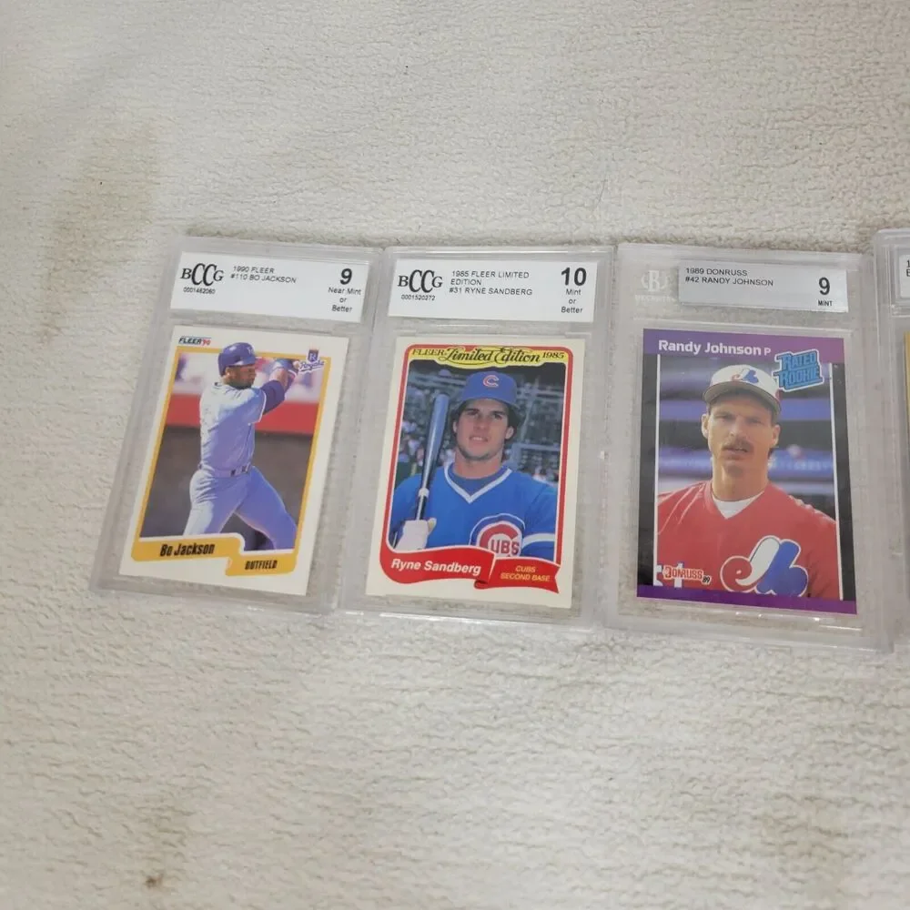 Baseball Cards Lot BCCG EGS Beckett Mint 1989 1990 1987 1985 Gem Jackson Bonds